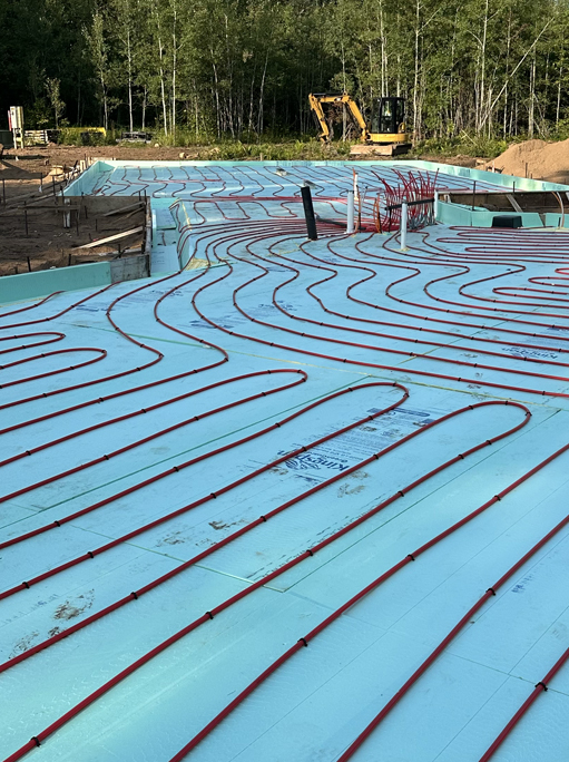 in floor heating system